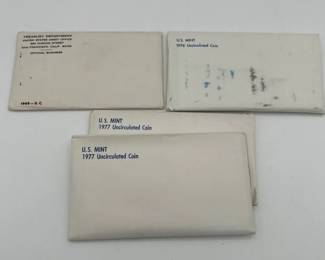 USA Mint Uncirculated Coins 1969 1976 2 1977 Sets