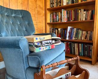 Vintage Wooden Magazine Caddy