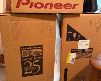 Vintage NIB Pioneer Sound System and Vintage Cerwin-Vega! Speakers 