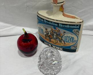 Decanter Crystal and Apple