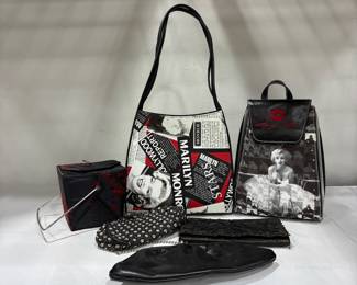 Marilyn Monroe and vintage purses
