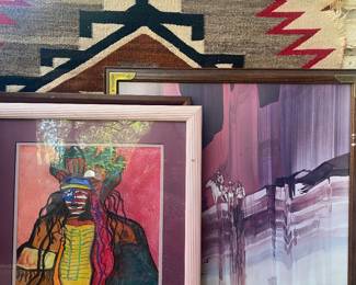 Navajo rugs + American art