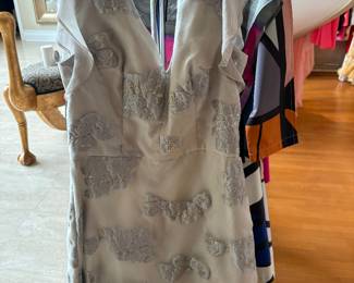 Lots of designer and vintage clothing--Haute Hippie, Ungaro, Marchesa, Ralph Lauren, Zara, Max Mara, BCBG, Harvey Nichol, Ted Baker, J. Crew, Michael Kors, plus lots fun vintage dresses, coats and furs