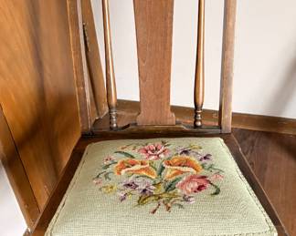 Vintage needlepoint chair