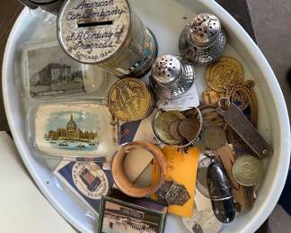 Large Collection of 1933 World's Fair memorabilia and souvenirs, "Century of Progress".