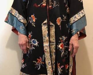 Antique Chinese Silk Robe