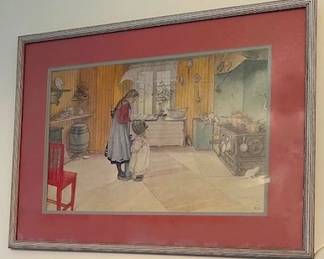 "The Kitchen" by Carl Larrson