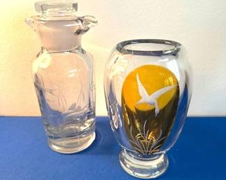 Hovmantorp Glasbruk glassworks, Swedin.