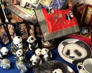 Large Panda decor collection.