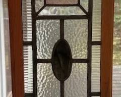 Stained glass window decor.