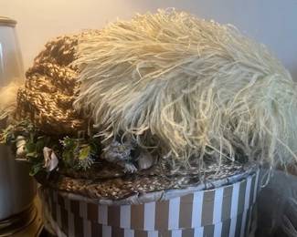 An extremely large collection of Antique/Vintage hats (more photos to come).