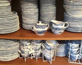 Staffordshire "Engish Village" dishes.