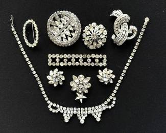 Gorgeous Vintage Rhinestone Jewelry