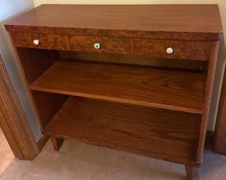 Mid=Century Modern bookcase console hutch.