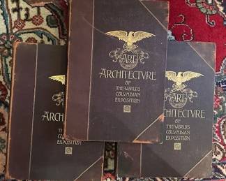 3 Volumn set of Art and Architecture of the World's Columbian Exposition.