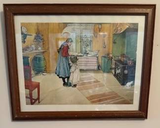 "The Kitchen" by Carl Larrson