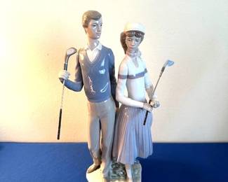 Lladro "Golfing Couple" model #1453.