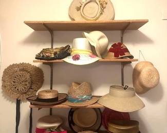 An extremely large collection of Antique/Vintage hats (more photos to come).