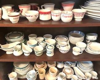 Vintage Restaurant dinner ware.