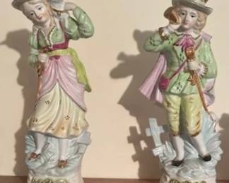 2 Porcelain antique German figurines, 
