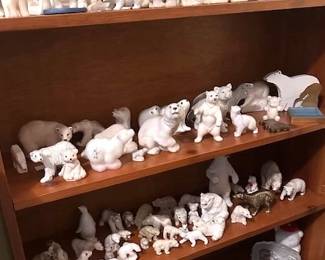 Polar Bear Collection, ceramic, wooden, stone, etc.