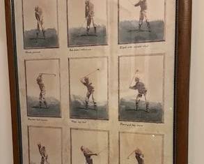 Vintage Golf Print