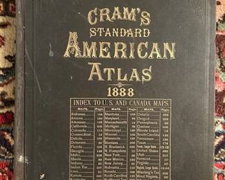 Cram's Standard American Atlas, 1888.
