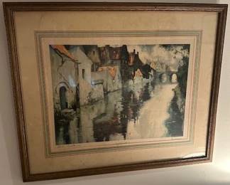 Color Etching by Julien Celos.