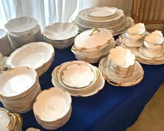 "Silver Anniversary" pattern by Haviland Limoges France.