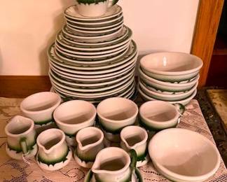 Vintage Jackson china "Mercury" pattern.