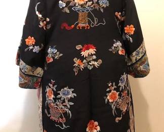 Antique Chinese Silk Robe