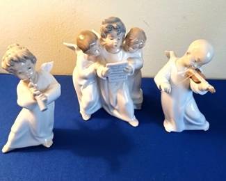 Lladro angel figures.