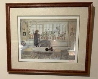 "Flowers on the Windowsill" by Carl Larsson.