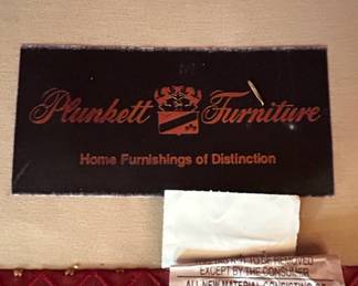 Plunkett Furniture Red Dotted Loveseat second image