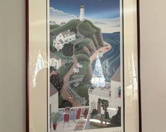 Thomas McKnight Nantucket Serigraph Print