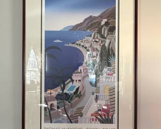Thomas McKnight Riviera Coast Serigraph