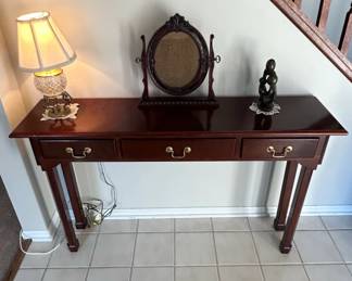 Pennsylvania House Chippendale Style Mahogany Console Table