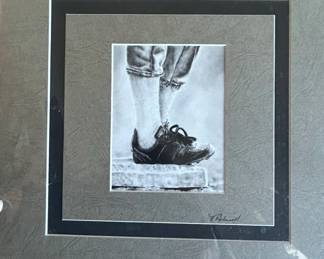 Pencil Sketch of Irish Dancing Shoe