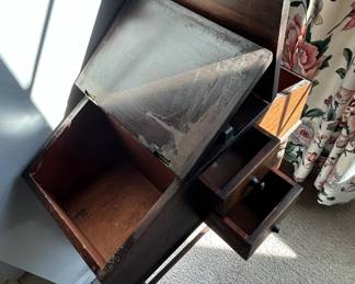 Antique Sewing Table or Cabinet second image