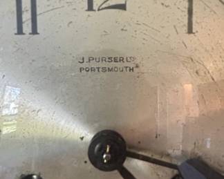 J. Purser  Son Ltd. Mantel Clock second image