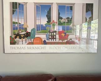 Thomas McKnight Bloch Gallery, Boston Serigraph