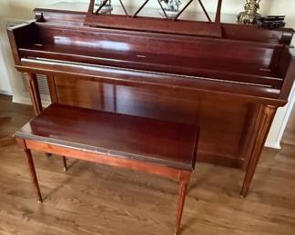 Gulbransen Upright Piano with Bench