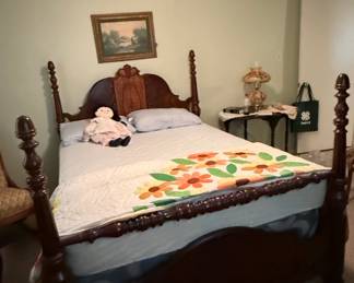 Antique Mahogany FourPoster Bed