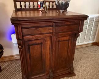 Victorian Eastlake Walnut Sideboard