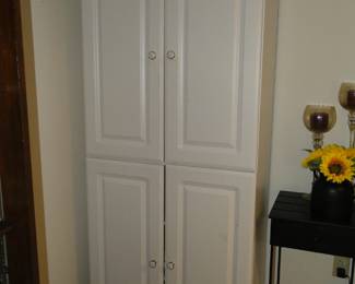 Storage cabinets, all one unit