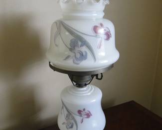 Vintage floral lamp