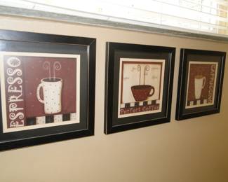 Coffee prints, three way