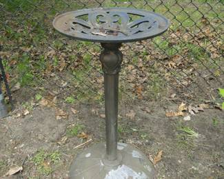 Metal base, add water bowl