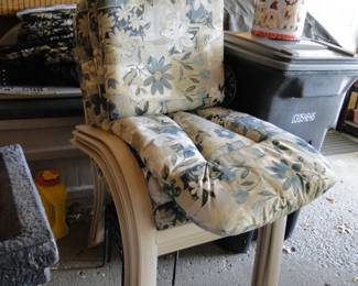 More chairs and cushions