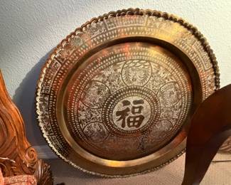 Large brass tray-Hong Kong